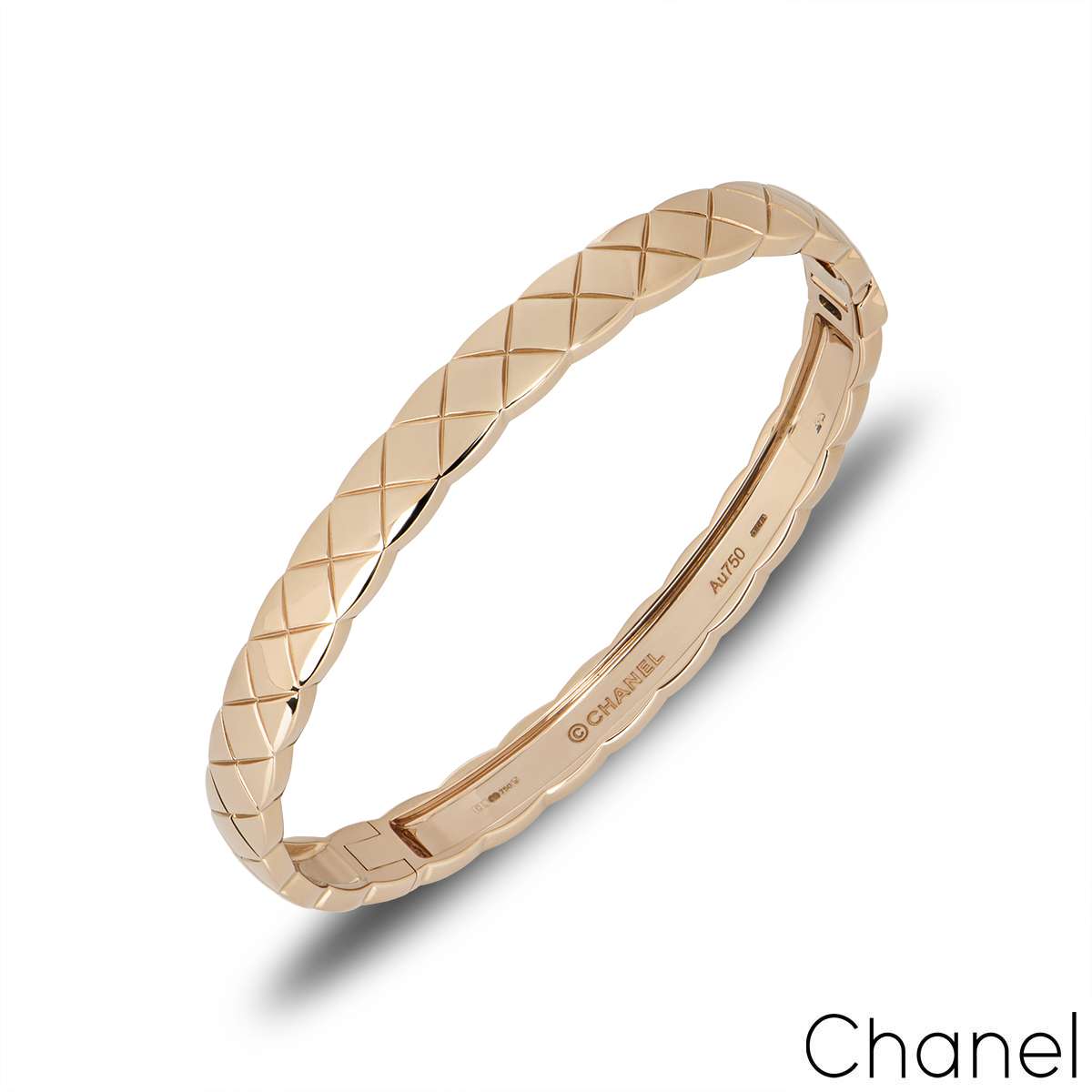 Chanel Beige / Rose Gold Coco Crush Bracelet J11333
